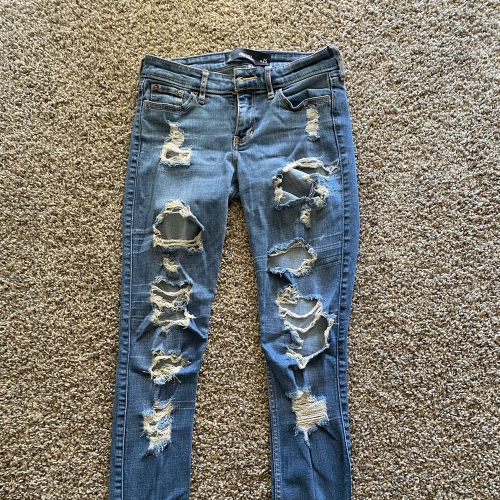 hollister super skinny jeans (worn a bit but willing to negotiate)